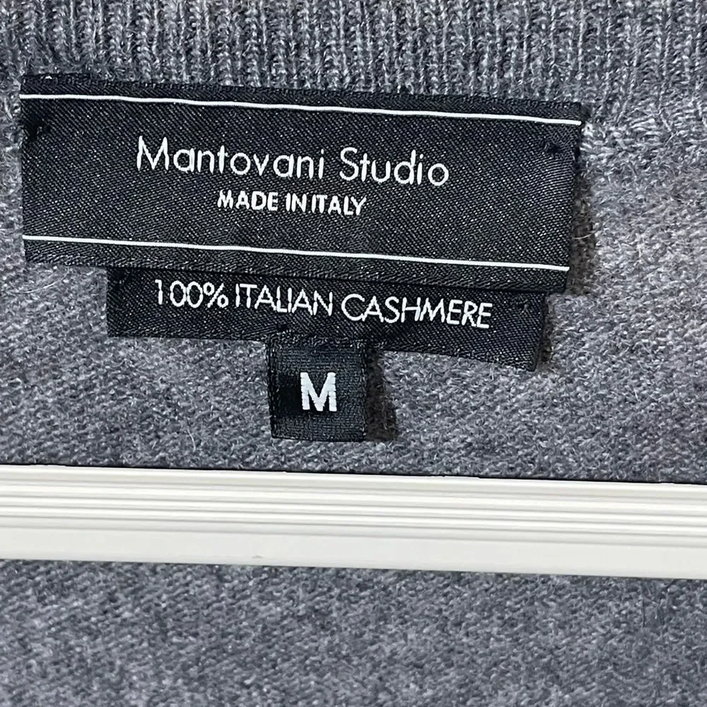 Mantovani Studio Italian Cashmere Sweater - Classic Gray
